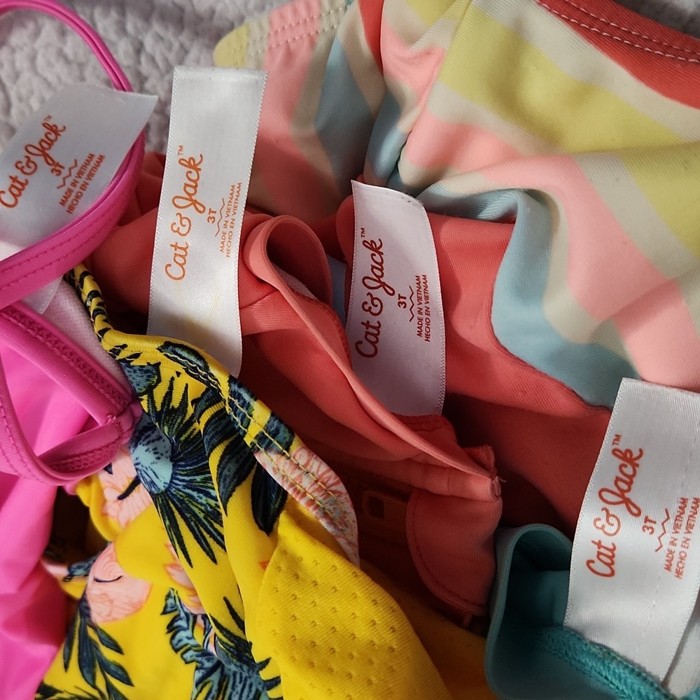 Bundle lot of toddler girls Swim Size 3T - Picture 4 of 4